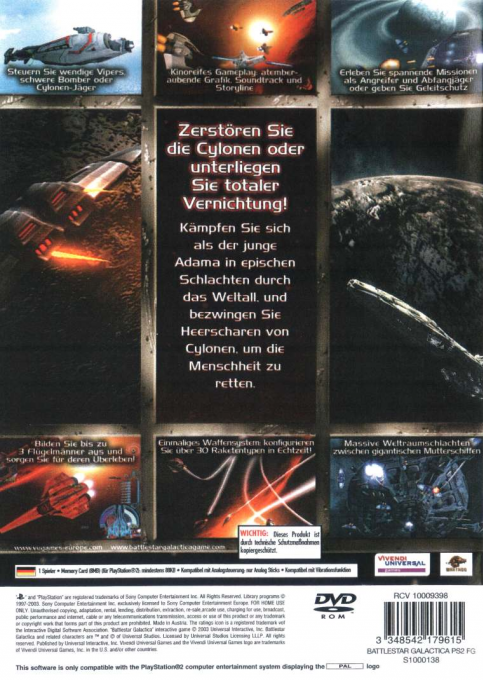 Battlestar Galactica — box-2D-back (DE)