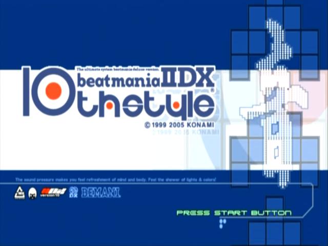 Beatmania 2 Dx 10th Style — sstitle (JP)