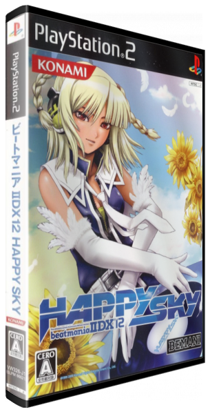 Beatmania 2 Dx 12 - Happy Sky — box-3D (JP)