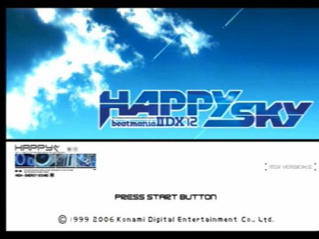 Beatmania 2 Dx 12 - Happy Sky — sstitle (JP)