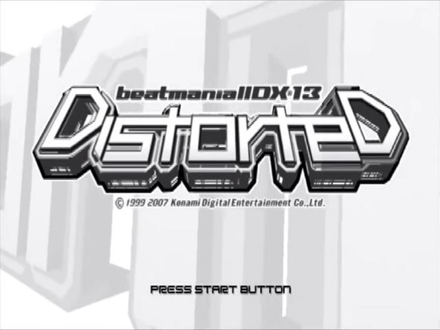 Beatmania 2 Dx 13 - Distorted — sstitle (JP)