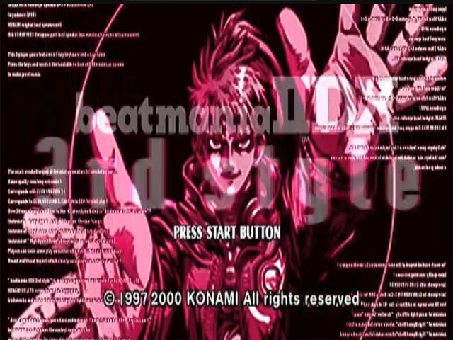 Beatmania 2 Dx 3rd Style — sstitle (JP)