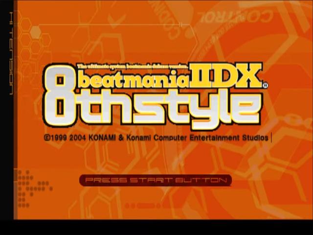 Beatmania 2 Dx 8th Style — sstitle (JP)