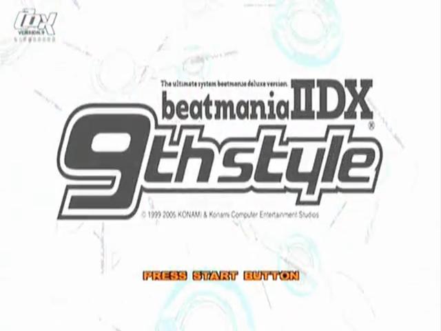 Beatmania 2 Dx 9th Style — sstitle (JP)
