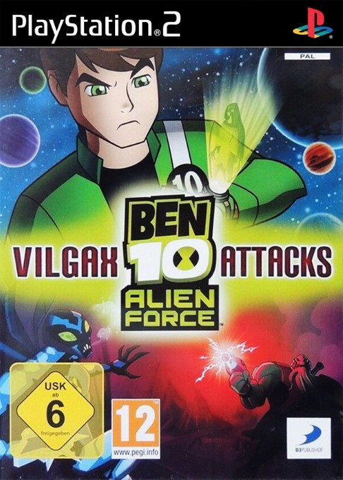 Ben 10 - Alien Force - Vilgax Attacks — box-2D (DE)