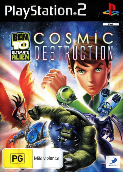 Ben 10 Ultimate Alien - Cosmic Destruction — box-2D (AU)