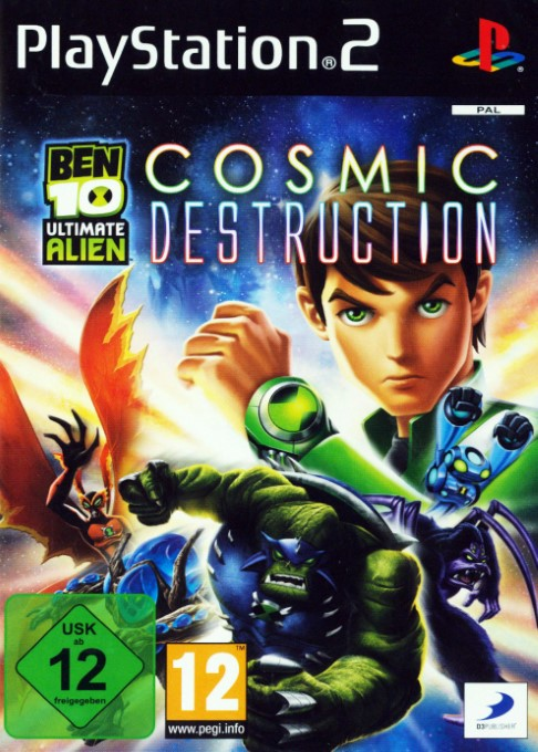 Ben 10 Ultimate Alien - Cosmic Destruction — box-2D (DE)