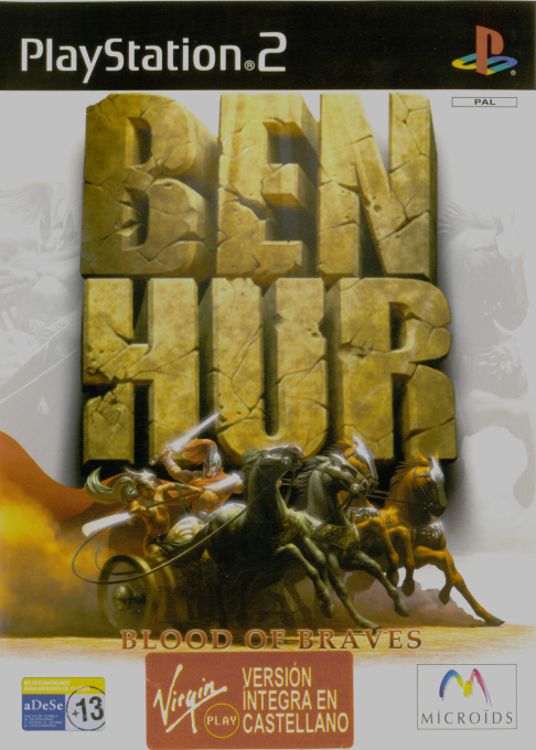 Ben Hur - Blood Of Braves — box-2D (SP)