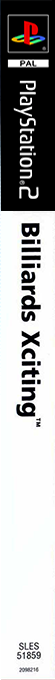 Billiards Xciting — box-2D-side (EU)