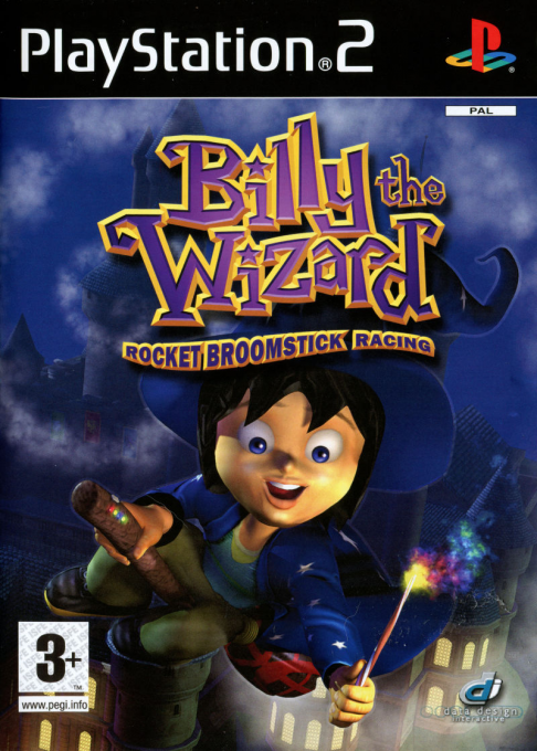 Billy The Wizard - Rocket Broomstick Racing box art