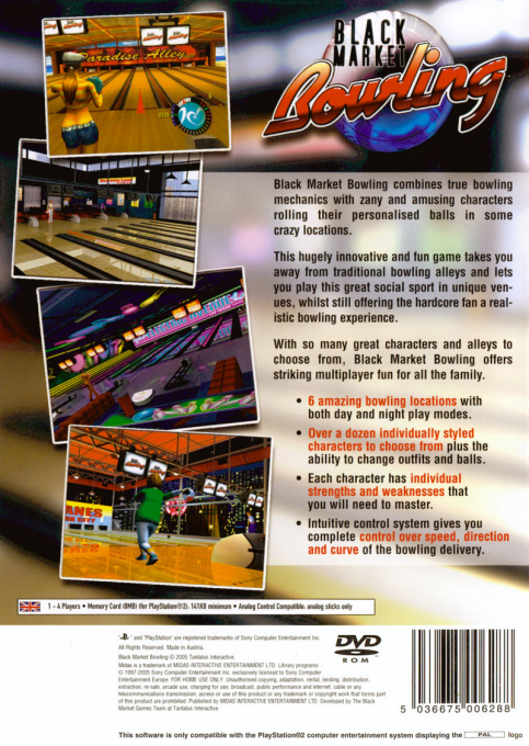 Black Market Bowling — box-2D-back (EU)
