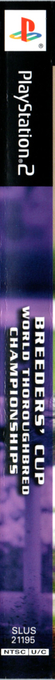 Breeders' Cup - World Thoroughbred Championships — box-2D-side (US)