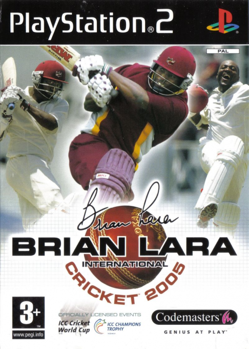 Brian Lara International Cricket 2005 — box-2D (UK)