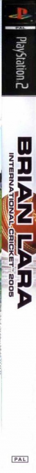 Brian Lara International Cricket 2005 — box-2D-side (EU)