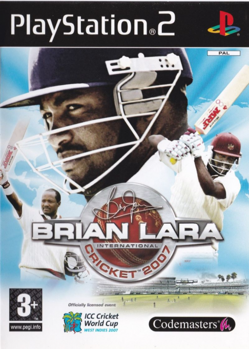 Brian Lara International Cricket 2007 box art