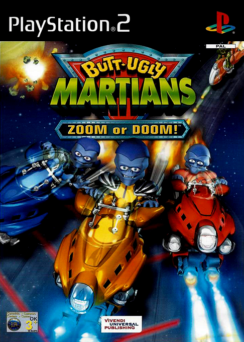 Butt-ugly Martians - Zoom Or Doom! — box-2D (EU)