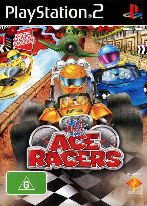 Buzz! Junior - Ace Racers — box-2D (AU)