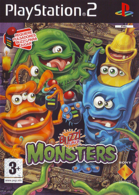 Buzz! Junior - Monster Rumble — box-2D (SP)