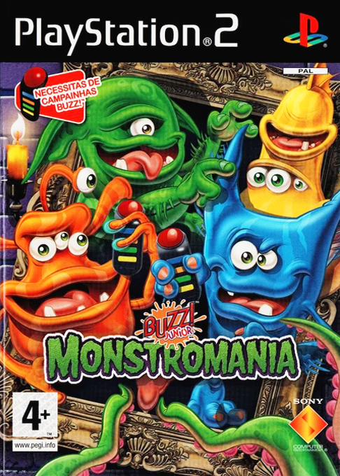 Buzz! Junior - Monster Rumble — box-2D (PT)