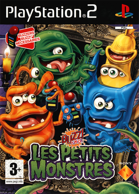 Buzz! Junior - Monster Rumble — box-2D (FR)