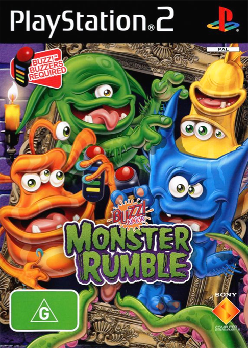 Buzz! Junior - Monster Rumble — box-2D (AU)