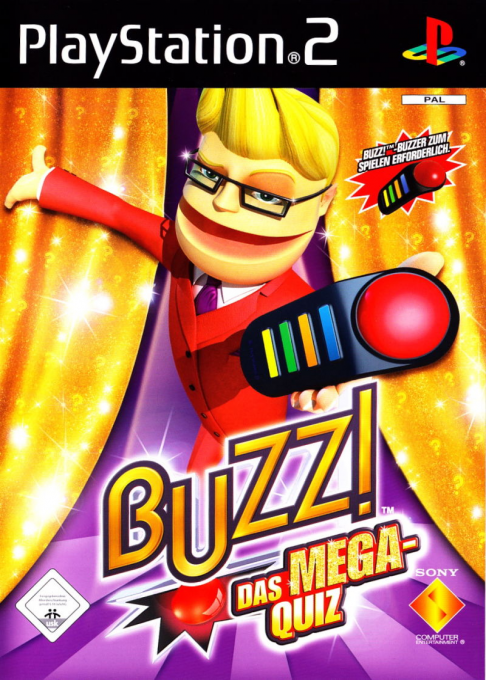 Buzz! The Mega Quiz — box-2D (DE)