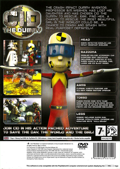 Cid The Dummy — box-2D-back (EU)