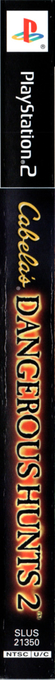Cabela's Dangerous Hunts 2 — box-2D-side (US)