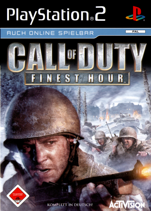 Call Of Duty - Finest Hour — box-2D (DE)