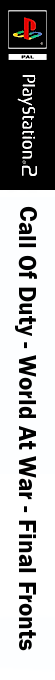 Call Of Duty - World At War - Final Fronts — box-2D-side (DE)