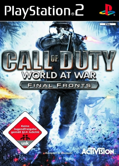 Call Of Duty - World At War - Final Fronts — box-2D (DE)