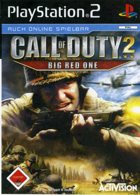 Call Of Duty 2 - Big Red One — box-2D (DE)