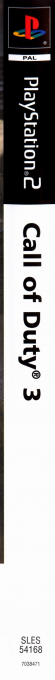 Call of Duty 3 — box-2D-side (DE)