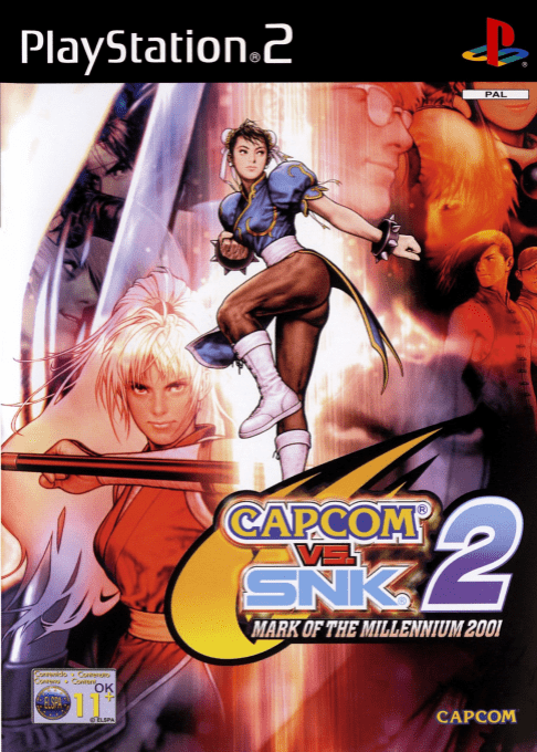 Capcom Vs. Snk 2 - Mark Of The Millennium 2001 — box-2D (EU)