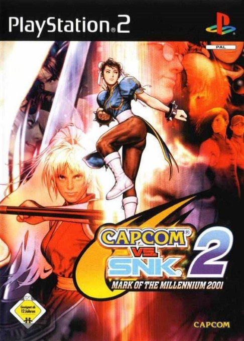 Capcom Vs. Snk 2 - Mark Of The Millennium 2001 — box-2D (DE)
