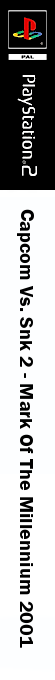 Capcom Vs. Snk 2 - Mark Of The Millennium 2001 — box-2D-side (DE)
