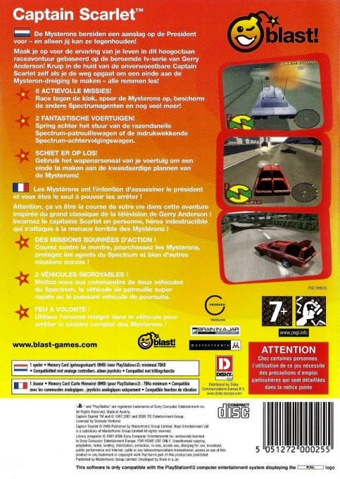 Captain Scarlet — box-2D-back (EU)