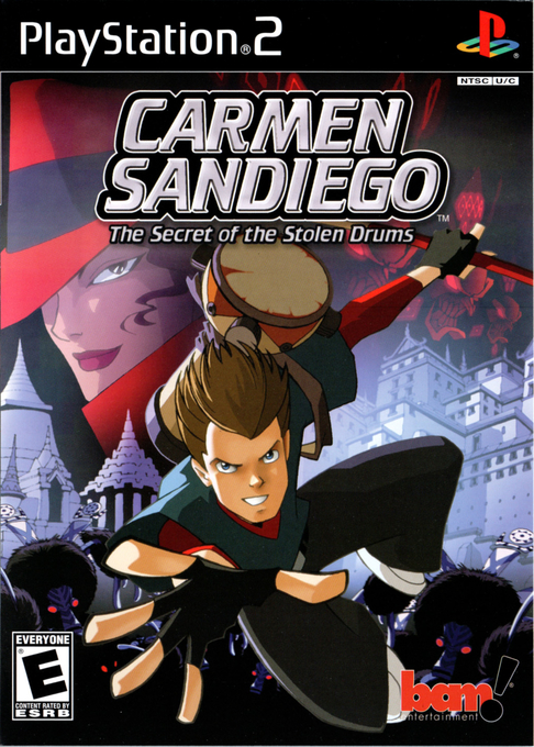 Carmen Sandiego - The Secret of the Stolen Drums box art