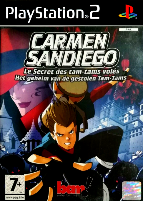 Carmen Sandiego - The Secret of the Stolen Drums — box-2D (FR)