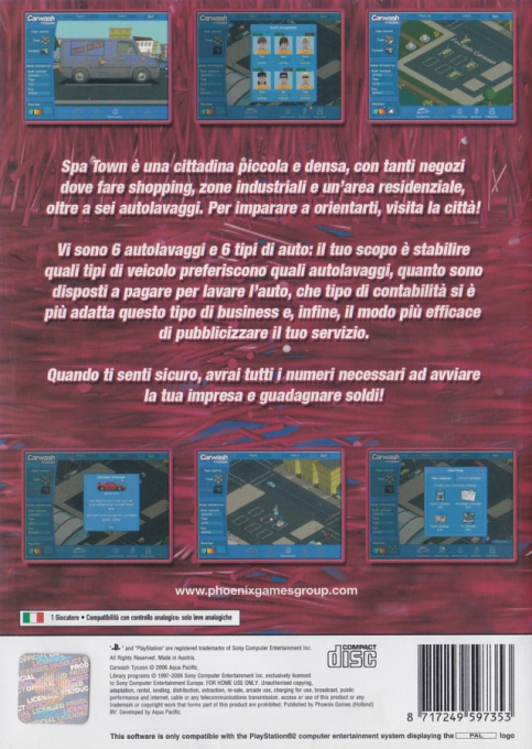 Carwash Tycoon — box-2D-back (IT)
