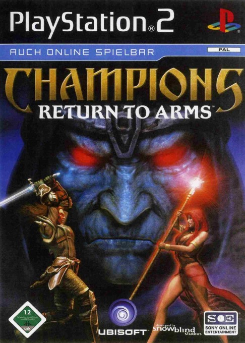 Champions - Return To Arms — box-2D (DE)