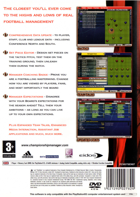 Championship Manager 2007 — box-2D-back (EU)
