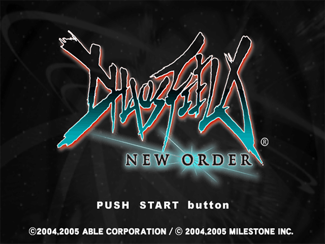 Chaos Field - New Order — sstitle (WOR)
