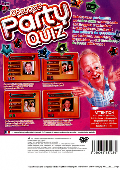 Cheggers Party Quiz — box-2D-back (FR)