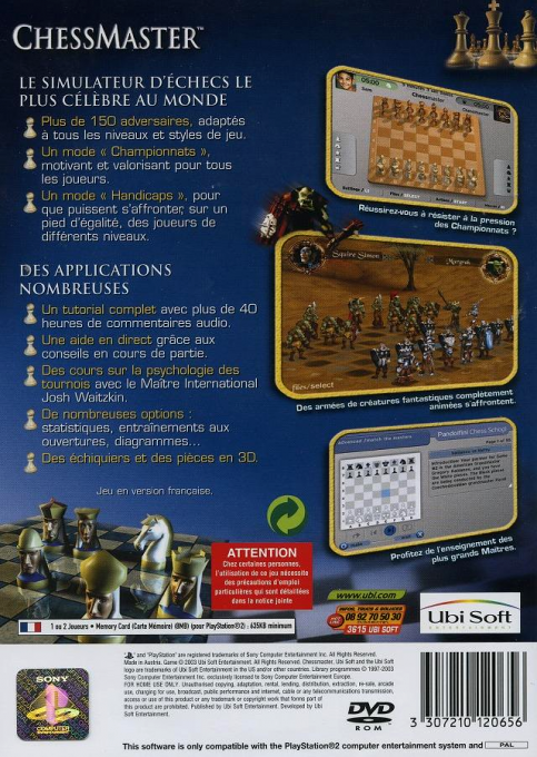 Chessmaster — box-2D-back (FR)