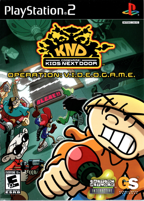 Codename - Kids Next Door - Operation - V.I.D.E.O.G.A.M.E. box art