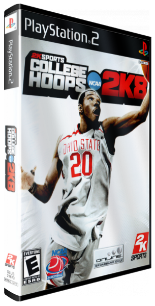 College Hoops 2k8 — box-3D (US)