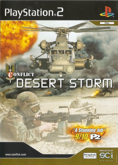 Conflict - Desert Storm — box-2D (EU)