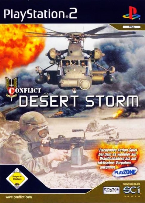 Conflict - Desert Storm — box-2D (DE)