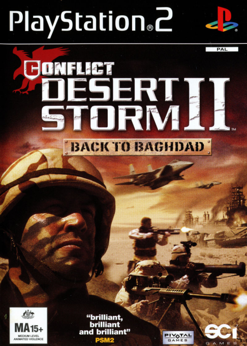 Conflict - Desert Storm 2 — box-2D (AU)